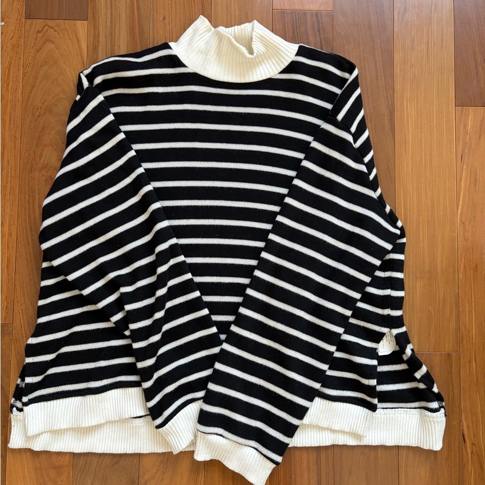 Zara cotton striped sweater.